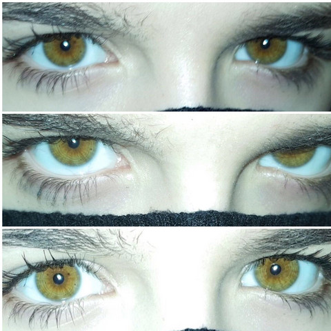 Augen bernsteinfarben Malia