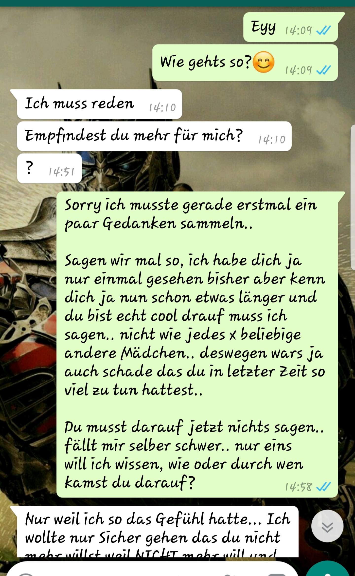 Wie würdet ihr jemandem sagen das ihr nichts von ihm/ihr wollt? (Liebe ...