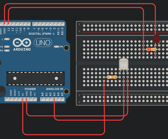Wie zeichnet man bei Arduino eine Schaltskizze für diesen Schaltplan
