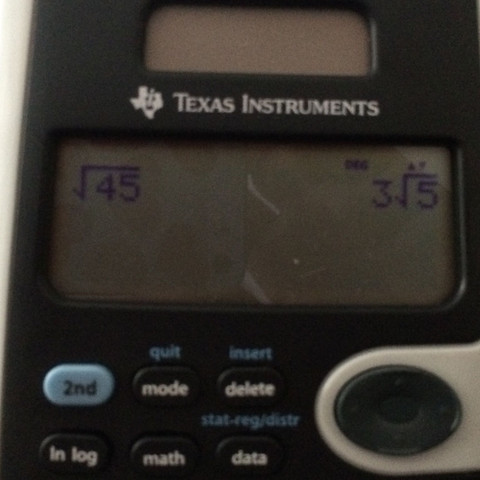 Texas Instruments Taschenrechner  - (Mathematik, Taschenrechner, Wurzelziehen)