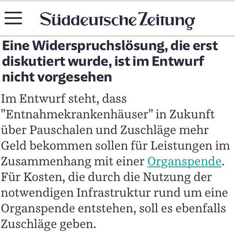 Wiederspruchslosung Organspende Vor Und Nachteile Gesundheit Medizin Philosophie Und Gesellschaft Wiederspruchslosung Organspende Vor Und Nachteile Gesundheit Medizin Philosophie Und Gesellschaft