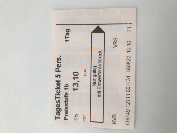 Wielange ist diese Fahrkarte gültig? (Bahn, Ticket)