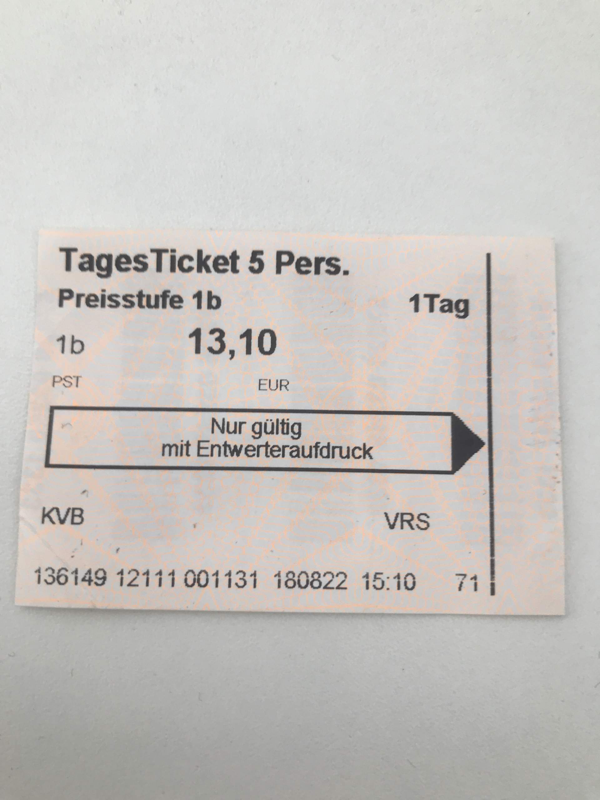 Wielange ist diese Fahrkarte gültig? (Bahn, Ticket)