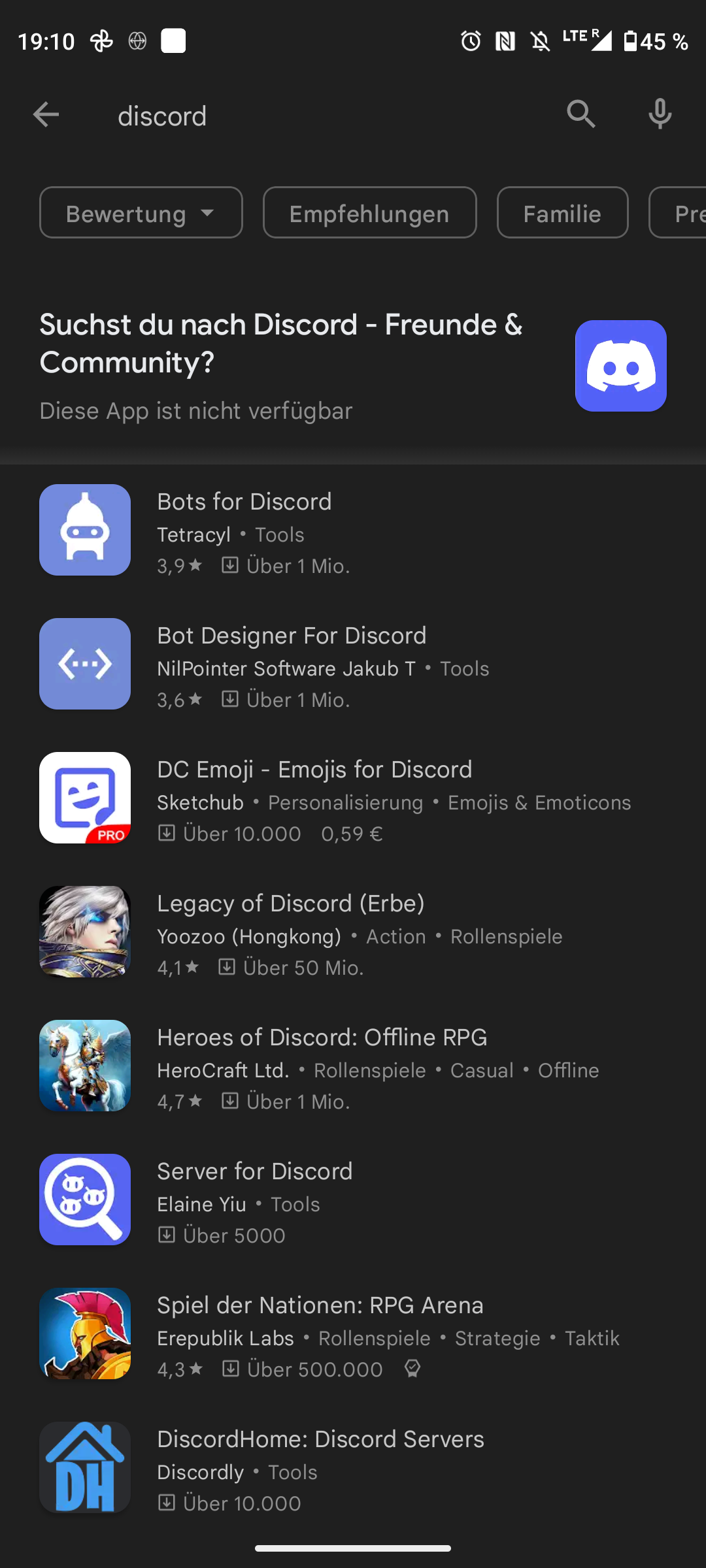 Wieso kann ich Discord nicht installieren? (App, Samsung, Twitter)