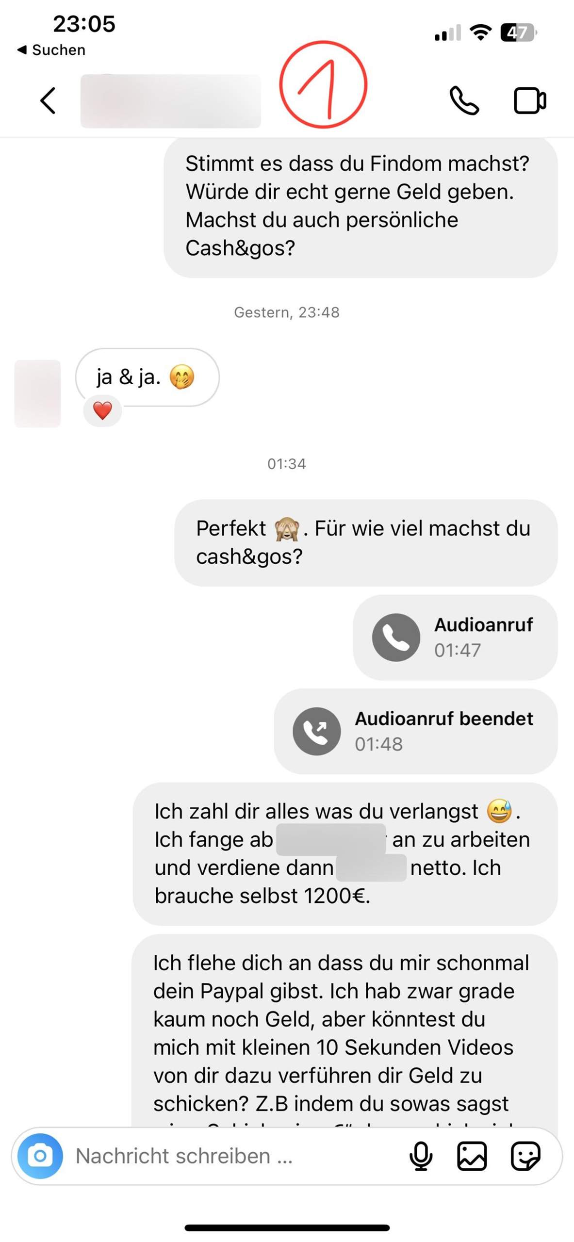 Wieso antwortet sie mir plötzlich nicht mehr 😞? (Frauen, Männer, Geldsklave)