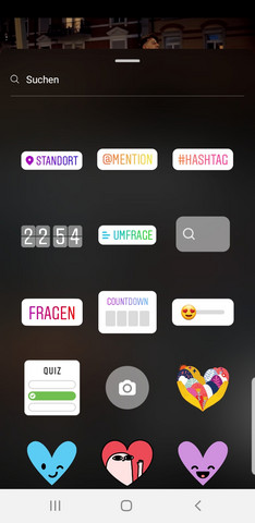 Wieso fehlen bei mir viele Instagram Storie Features und was kann ich