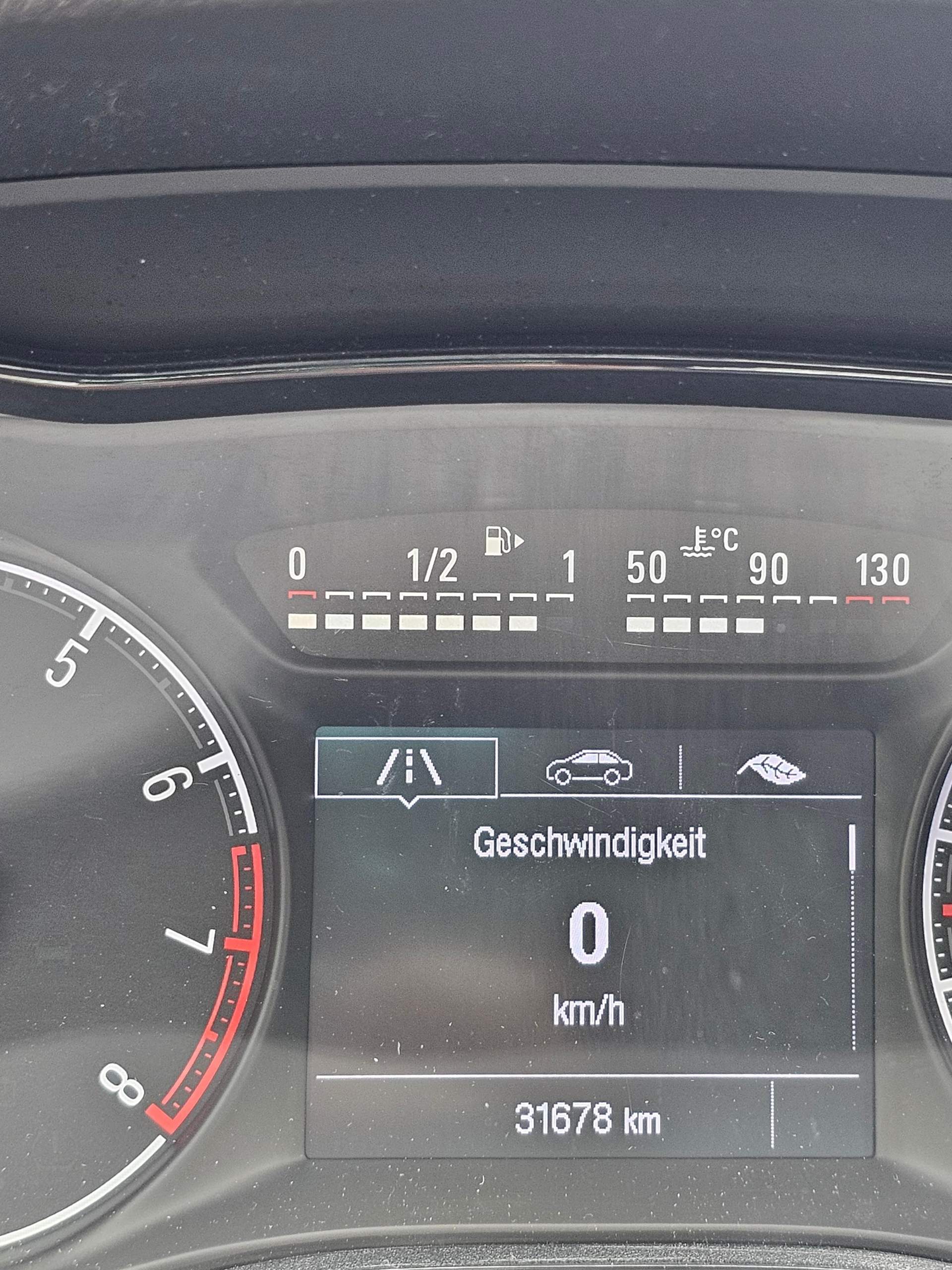 Opel Corsa Tankanzeige