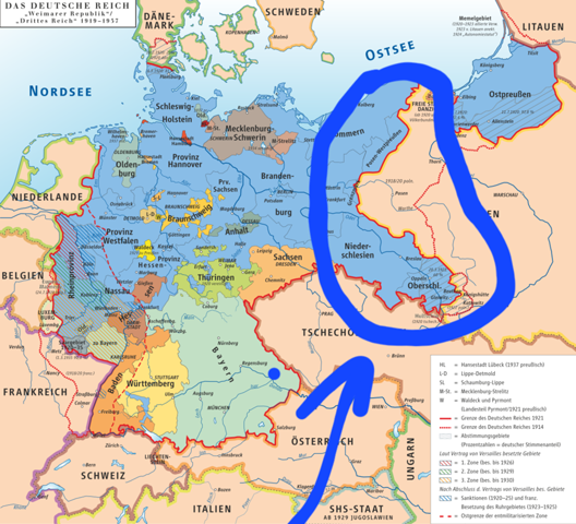Wieso hat Deutschland diese Gebiete nach dem 2 Weltkrieg verloren