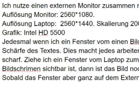 unscharf - (Computer, Monitor)