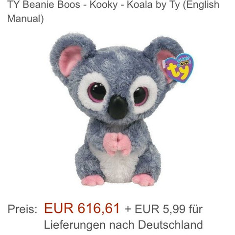 Ty Beanie Boo Kooky Koala - (teuer, Stofftier, zu-teuer)