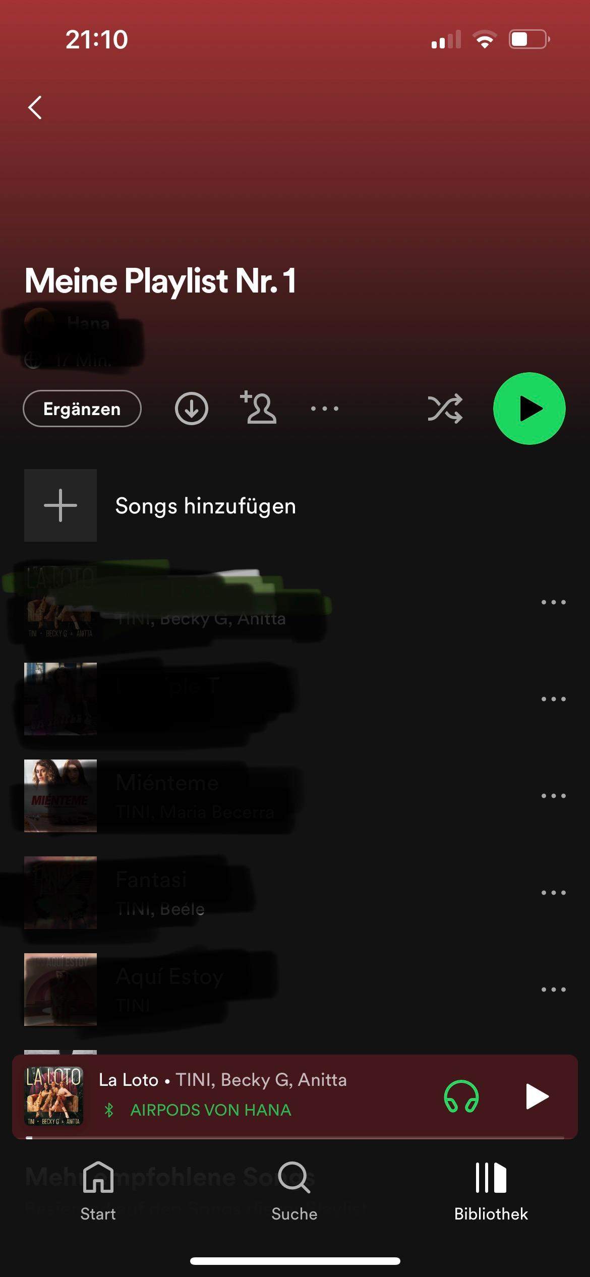 Wieso kann ich auf Spotify premium nicht Skippen? (Playlist)