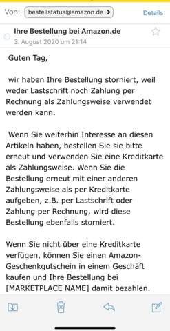 Wieso Kann Ich Bei Amazon Nicht Mit Lastschrift Zahlen Geld