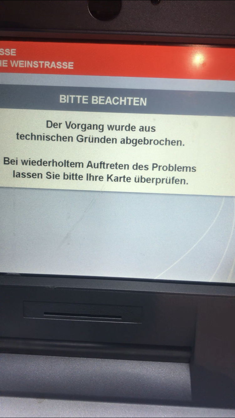 Wieso Kann Ich Kein Geld Abheben Sparkasse