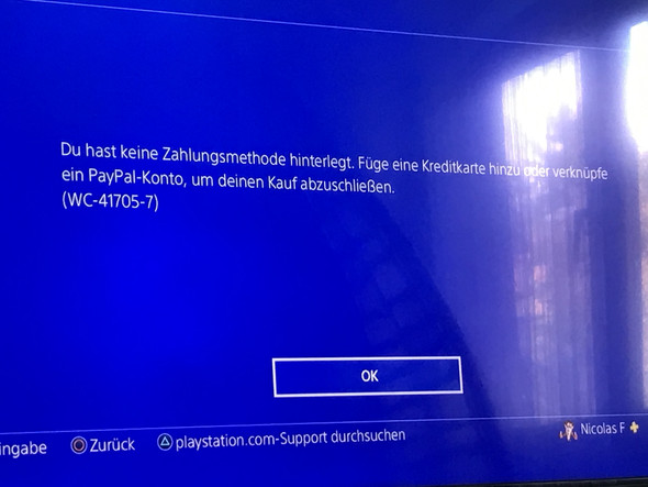 Der Fehlercode - (Playstation, Playstation Plus)