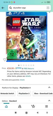 Wieso kann man Lego Skywalker Saga nicht auf Amazon kaufen und wo dann?