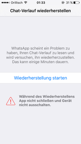 Wiederherstellung - (Internet, Handy, Technik)