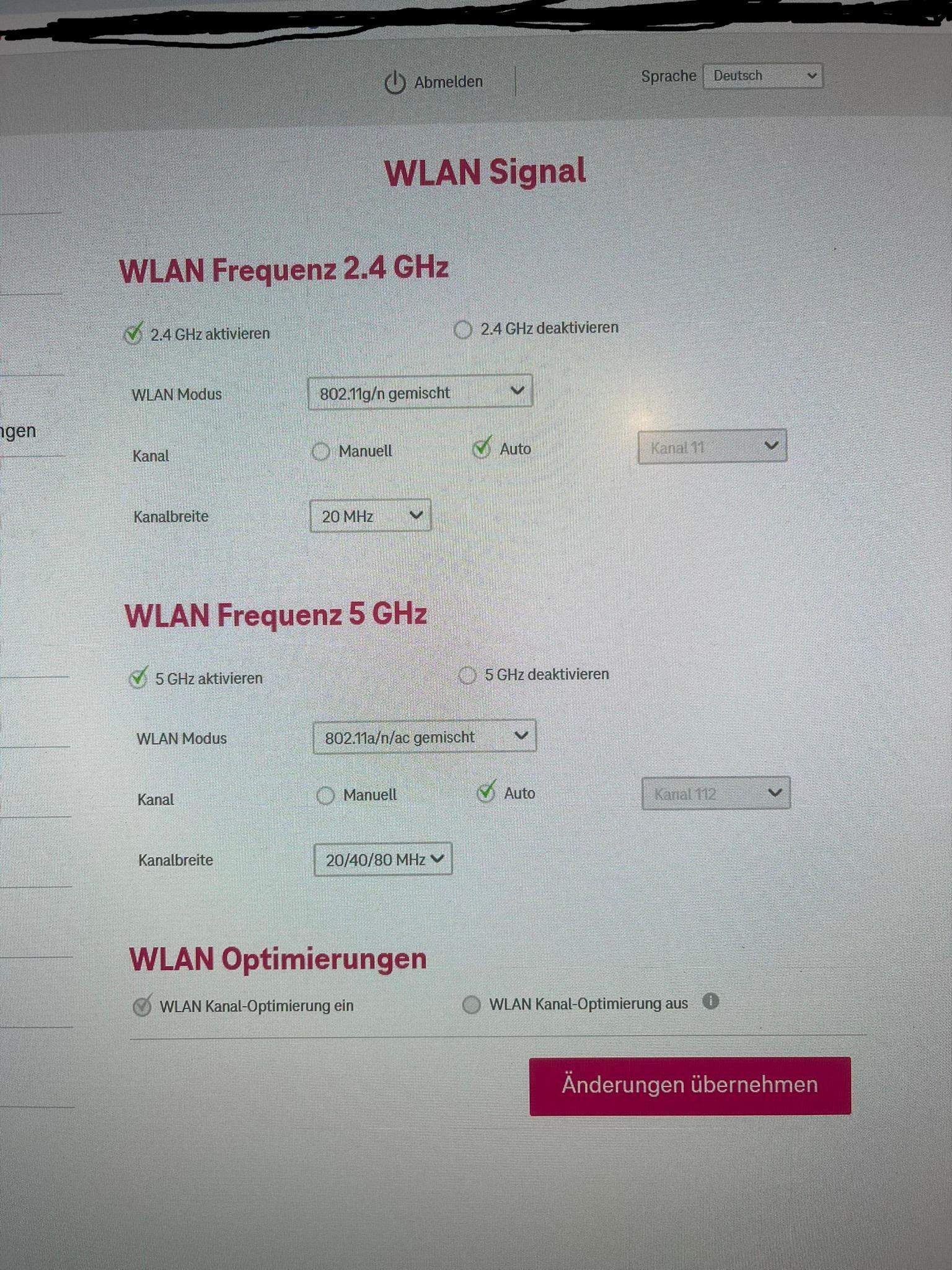 wieso komme ich nicht auf fullspeed beim Iphone im Wlan? Netzwerk, Router)