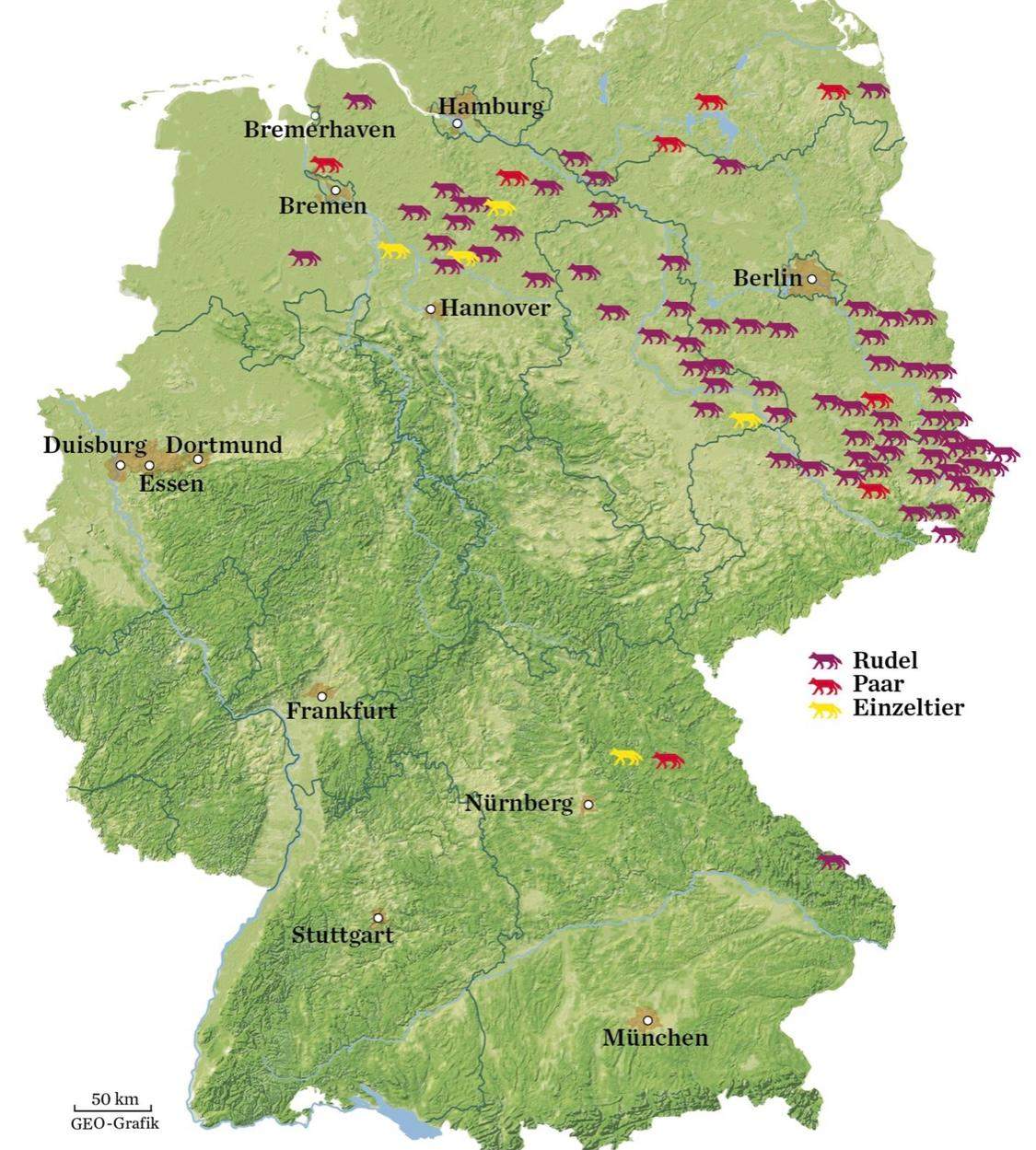 Wieso leben wenig Wölfe in Bayern? (Politik, Tiere, Biologie)