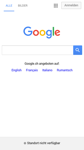 startseite auf meinem samsung galaxy