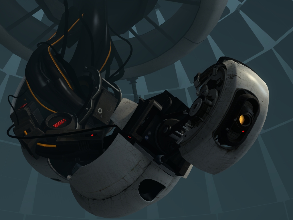 Wieso sieht GLaDOS in Portal 2 anders aus? Steam, Valve)