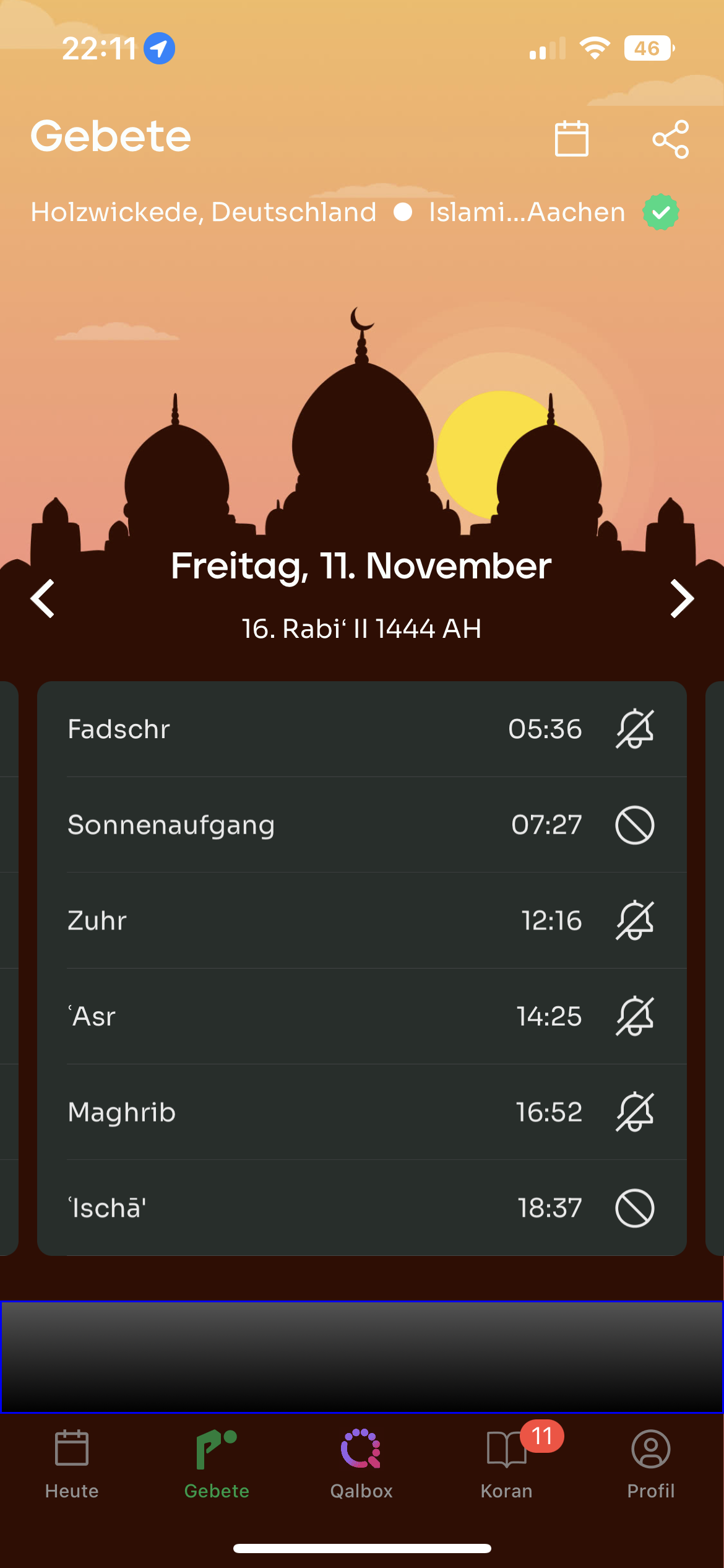 Wieso sind die Sonnenaufgänge dort anders? (Islam, Gebet)