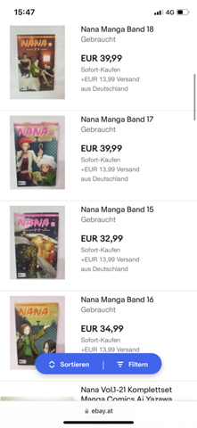 Wieso sind Nana Mangas so teuer?