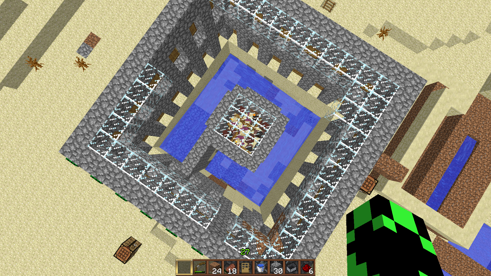 wieso spawnen keine eisengolems? (Games, Minecraft, Computerspiele)
