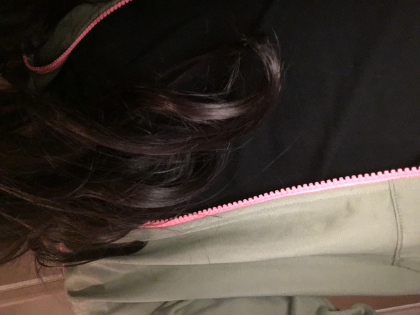 schnell fettig und sehen kaputt aus