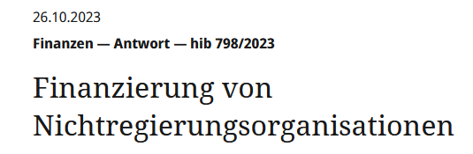 Wieso Werden NGOs (Nichtregierungsorganisationen) Vom Staat Finanziert ...