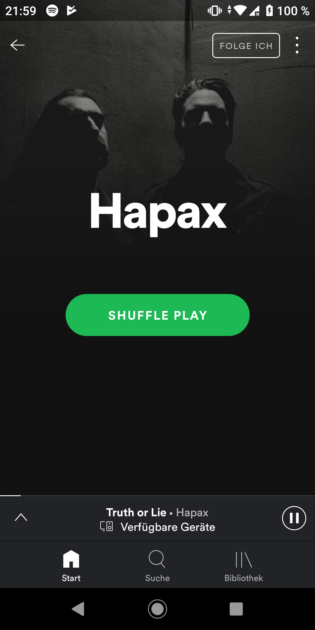 Wieso Wird Mir Trotz Spotify Premium Uber Die App Nur Shuffle Angezeigt Musik Handy Smartphone