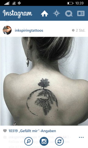 großes tattoo - (Geld, Tattoo)