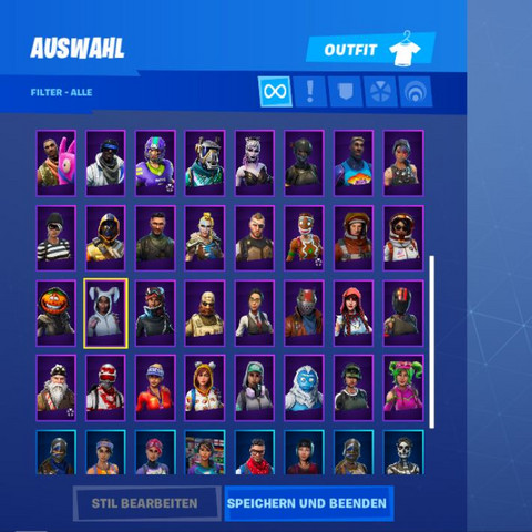 Skins von mitte - (Fortnite, Wert)