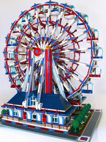 Lego Ferris Wheel (RedCoKid) - (Lego, Sammlerstück)