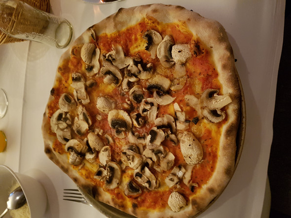 Wieviele Kalorien hat eine Pizza Funghi ohne Käse? (Gesundheit und