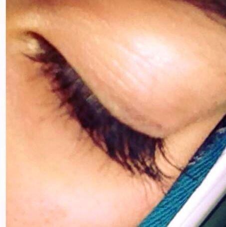 Bild 1 geschlossenes Auge ;) - (Mädchen, Augen, Schminke)