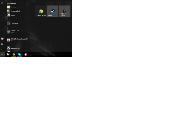 Proble, - (Windows 10, Startmenü)