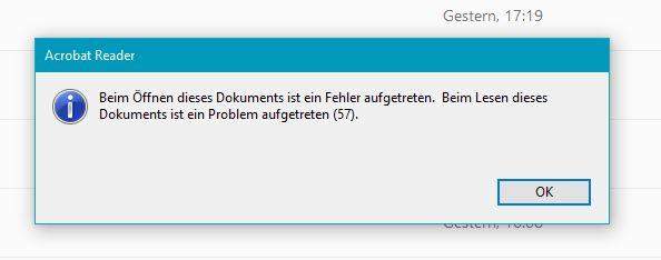 adobe reader kann pdf nicht öffnen