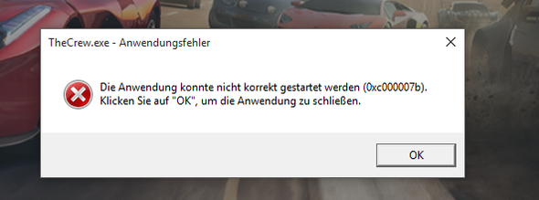 Fehlermeldung beim Start - (Games, Windows, The Crew)