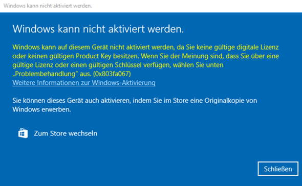 Windows 10 Aktivieren?