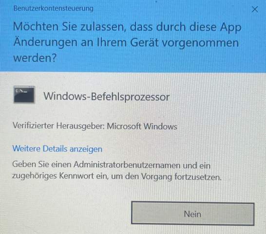 - (Windows 10, Administrator)