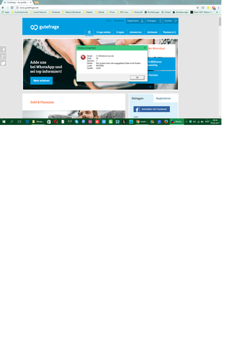 run.vbs fehlermeldung - (Windows 10, Fehlermeldung)