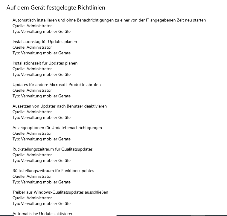 Windows 10 Einige Einstellungen werden von Ihrer Organisation verwaltet? (Microsoft, Update