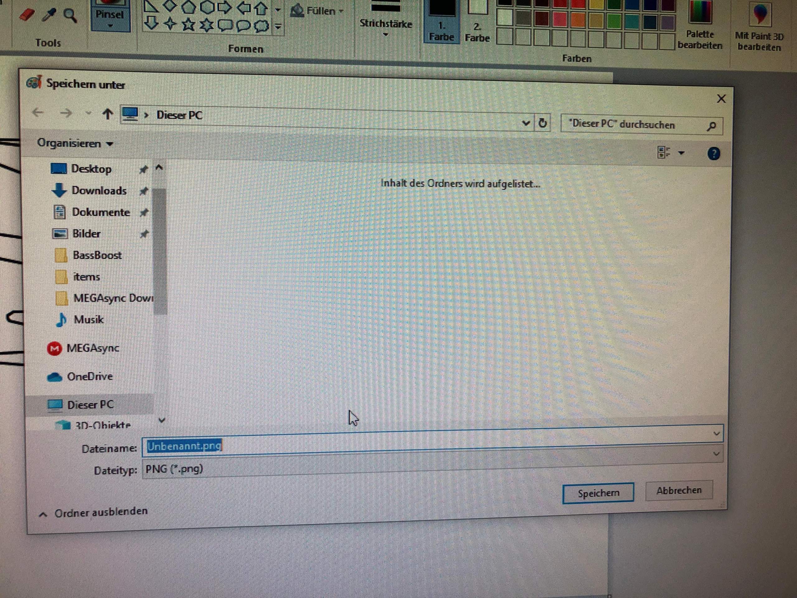 Windows 10 Explorer stürzt beim Speichern ab? (Computer, Technik, PC)