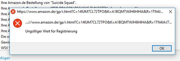 Fehler aus E-Mail - (Computer, PC, Windows)