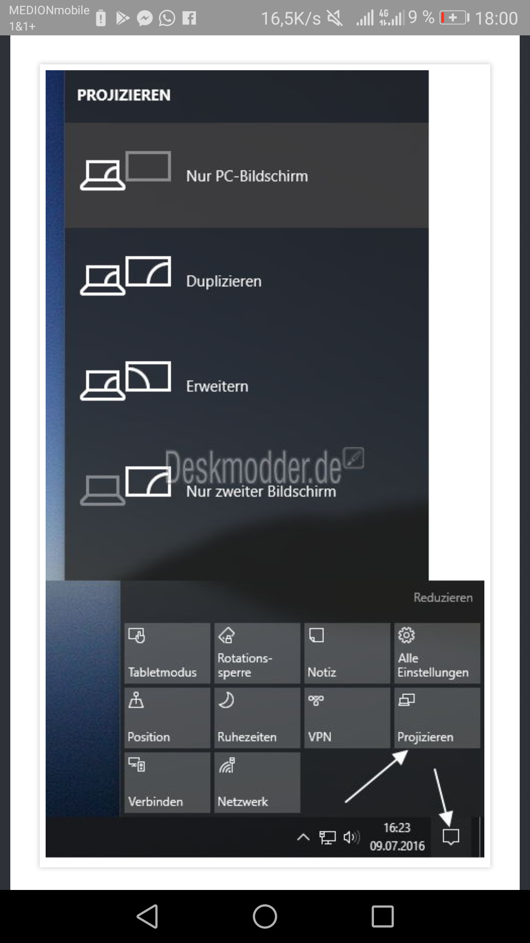 Windows 10 projizieren? (Computer, Technik, PC)