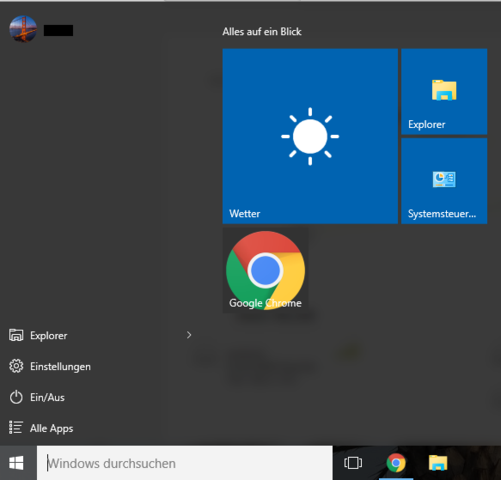  Windows 10 Start Alle Programme Ausblenden PC 