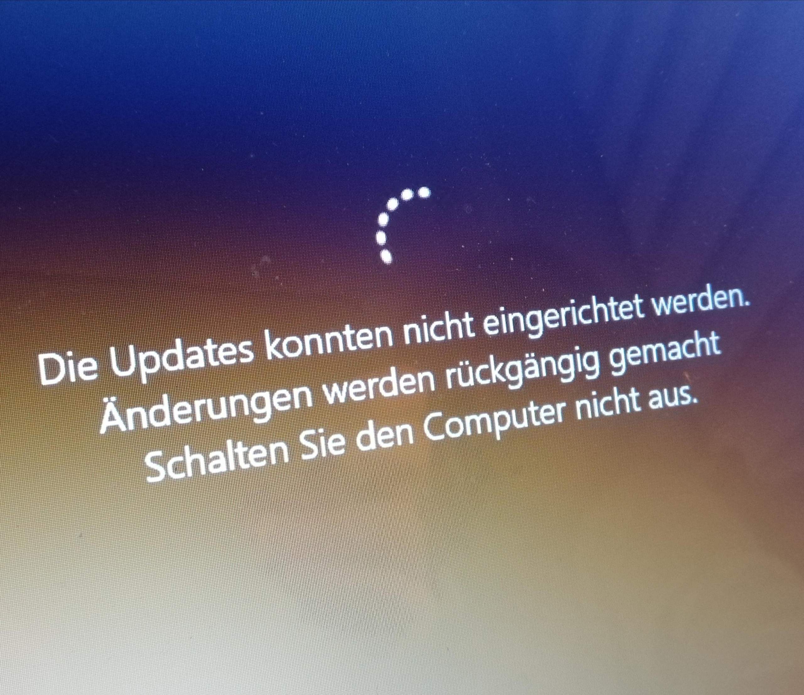 Windows 10 Update konnte nicht eingerichtet werden? (Computer, Technik, Technologie)