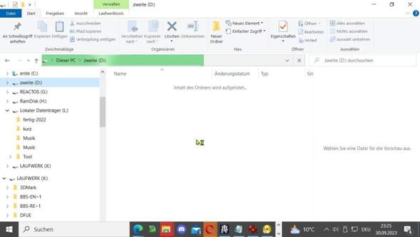 Windows 10 Wie im Eplorer grünen Balken loswerden?