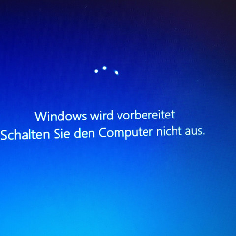 Windows wird vorbereitet schalten sie den computer nicht aus 2018