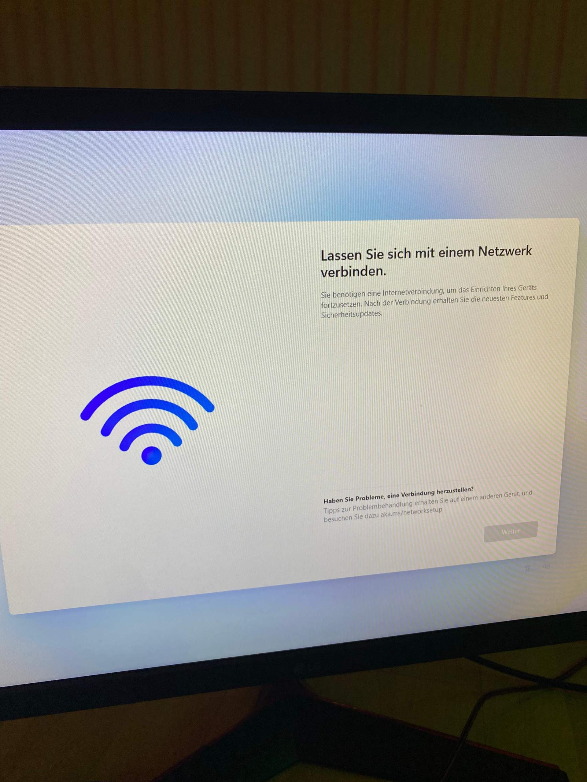 Windows 11 einrichten aber kein (WLAN, Microsoft, IT)